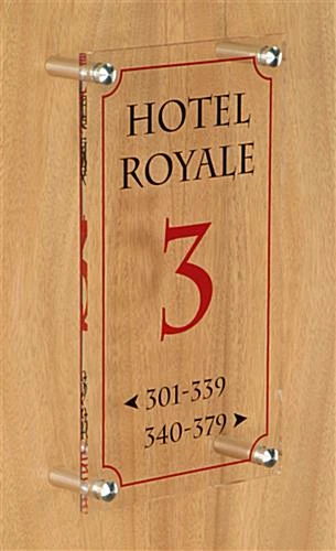 5/8 X 2 Through Grip Standoffs, Round, Aluminum, Set Of 4 - Silver 2 5/8 X 2 Through Grip Standoffs, Round, Aluminum, Set Of 4 - Silver - Image 2