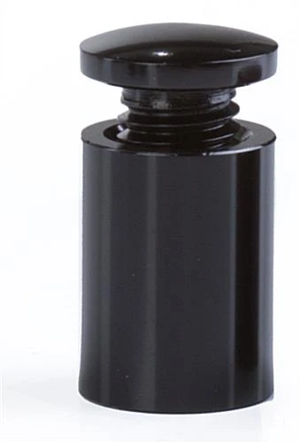 3/4 X 1 Through Grip Standoffs, Round, Aluminum, Set Of 4 - Black 1 3/4 X 1 Through Grip Standoffs, Round, Aluminum, Set Of 4 - Black