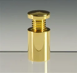 3/4 X 1 Through Grip Standoffs, Round, Set Of 4 - Gold