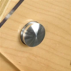 1 X 2 Through Grip Round Standoffs - Set Of 4, Silver Aluminum -UZI Business Furniture Shop so2551al.ra3 preview