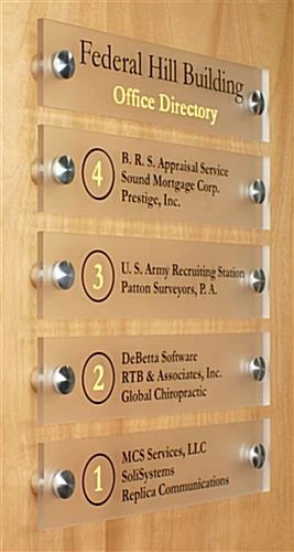 1-1/4 X 1 Through Grip Standoffs, Round, Aluminum, Set Of 4 - Silver 2 1-1/4 X 1 Through Grip Standoffs, Round, Aluminum, Set Of 4 - Silver - Image 2