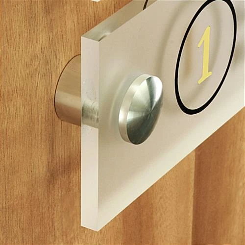 1-1/4 X 1 Through Grip Standoffs, Round, Aluminum, Set Of 4 - Silver 6 1-1/4 X 1 Through Grip Standoffs, Round, Aluminum, Set Of 4 - Silver - Image 6