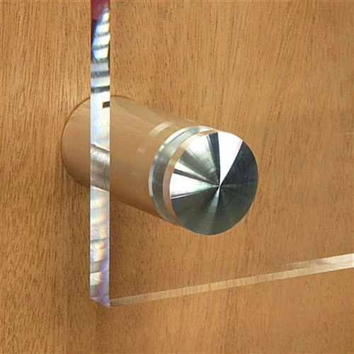 1-1/4 X 2 Through Grip Standoffs, Round, Aluminum, Set Of 4 - Silver 6 1-1/4 X 2 Through Grip Standoffs, Round, Aluminum, Set Of 4 - Silver - Image 6