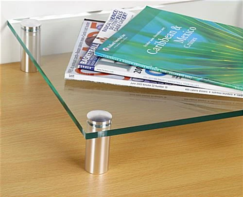 1-1/4 X 2-1/2 Through Grip Standoffs, Round, Aluminum, Set Of 4 - Silver 2 1-1/4 X 2-1/2 Through Grip Standoffs, Round, Aluminum, Set Of 4 - Silver - Image 2