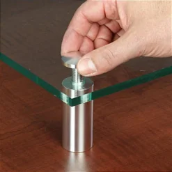 1-1/4 X 2-1/2 Through Grip Standoffs, Round, Aluminum, Set Of 4 - Silver 10 1-1/4 X 2-1/2 Through Grip Standoffs, Round, Aluminum, Set Of 4 - Silver -UZI Business Furniture Shop so3265al.ra4 preview