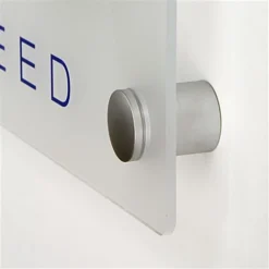 1-1/2 X 1-1/2 Through Grip Standoffs, Round, Set Of 4 - Silver -UZI Business Furniture Shop so4040sa.ra5 preview