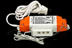 1 X 1 Through Grip Standoffs, LED Illuminated, Round, Aluminum, Set Of 2 - Silver -UZI Business Furniture Shop soled25wh.ra4 preview