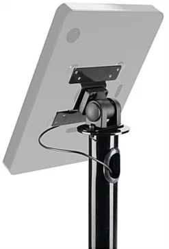 Tablet Stand With Rotating Bracket, VESA 75x75 & 100x100, Cord Management - Black -UZI Business Furniture Shop spavcrdbk.ra3 preview