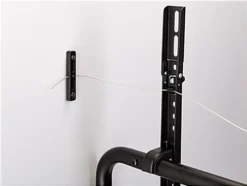 Tripod Easel TV Stand, Fits Screens 49”- 70”, Steel Legs – Black -UZI Business Furniture Shop steetv3lg.ra4 preview