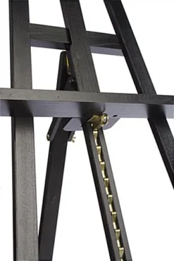 Wood Easel For Floor, Adjustable Top Clamp And Support Bar - Black -UZI Business Furniture Shop tbaesl052b.ra3 preview