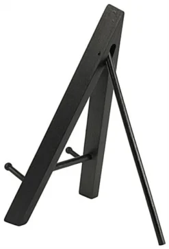 Wood Tabletop Easel, Standard Tripod Design, 5.25 X 9.375 - Black -UZI Business Furniture Shop tbaesl10b.ra3 preview