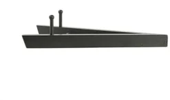 Wood Tabletop Easel, Standard Tripod Design, 5.25 X 9.375 - Black -UZI Business Furniture Shop tbaesl10b.ra4 preview