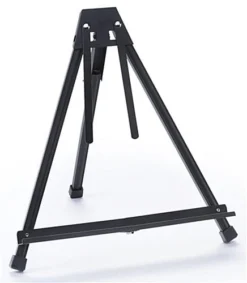 Aluminum Tabletop Easel With Extending Arms, Collapsible - Black