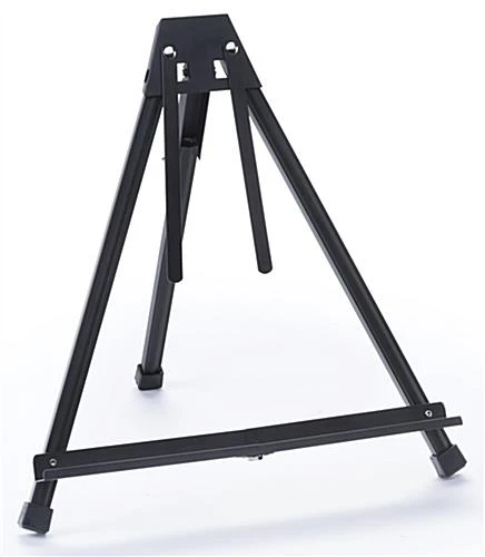 Aluminum Tabletop Easel With Extending Arms, Collapsible - Black 1 Aluminum Tabletop Easel With Extending Arms, Collapsible - Black