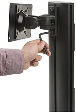 Desktop Monitor Stand For 10"-32” Screens, Adjustable Height - Black -UZI Business Furniture Shop tblmm32s.ra3 preview