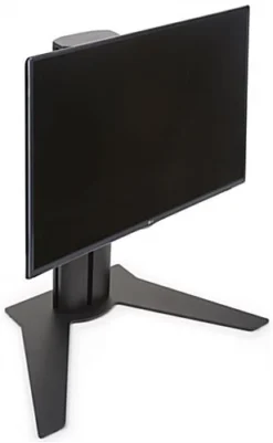 Desktop Monitor Stand For 10"-32” Screens, Adjustable Height - Black