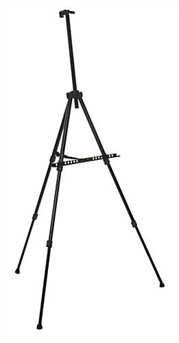 Display Easel For Floor Or Countertop, Adjustable Height, Portable - Black 1 Display Easel For Floor Or Countertop, Adjustable Height, Portable - Black
