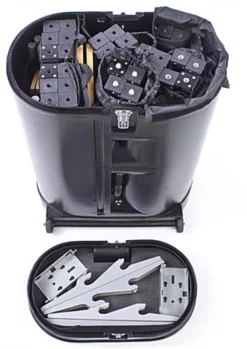 10x10 Trade Show Booth Kit W/ 3 Counters, 2 Truss TV Mounts - Black -UZI Business Furniture Shop trusslcdpulg.ra3 preview