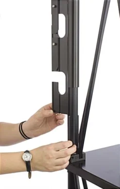 10x10 Trade Show Booth Kit W/ 3 Counters, 2 Truss TV Mounts - Black -UZI Business Furniture Shop trusslcdpulg.ra6 preview