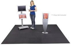 10' X 10' Interlocking Foam Mat - Black -UZI Business Furniture Shop tsfm10bk.rw preview