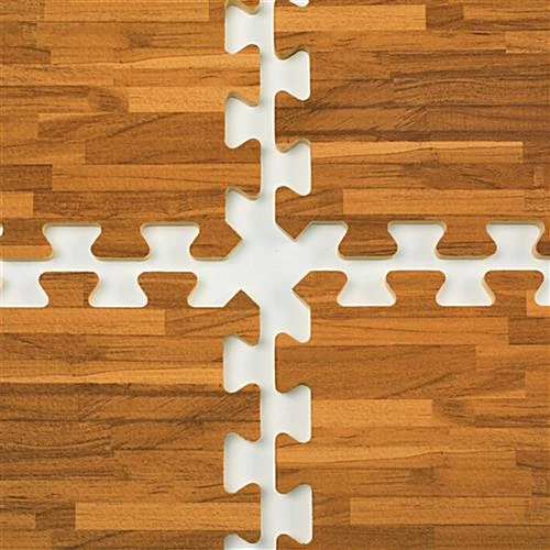 10' X 10' Interlocking Foam Mat - Wood Grain 1 10' X 10' Interlocking Foam Mat - Wood Grain