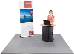 10' X 10' Interlocking Foam Mat - Gray -UZI Business Furniture Shop tsfm10gy.rw preview