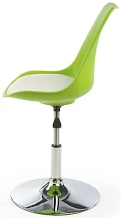 Pub Table Set With 1 Round Table, 2 Adjustable Leatherette Stools - Green & White -UZI Business Furniture Shop tsfurnk10.ra2 preview