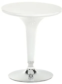 Pub Table Set With 1 Round Cocktail Table, 2 Height Adjustable ABS Stools - White -UZI Business Furniture Shop tsfurnk13.ra5 preview
