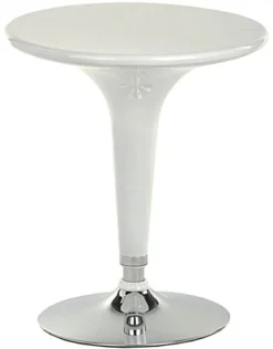 Pub Table Set With 1 Round Cocktail Table, 2 Adjustable Leatherette Stools - White 13 Pub Table Set With 1 Round Cocktail Table, 2 Adjustable Leatherette Stools - White -UZI Business Furniture Shop tsfurnk14.ra4 preview