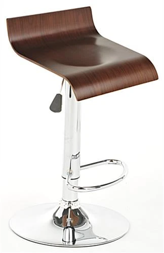 Pub Table Set With 1 Tempered Glass Round Cocktail Table, 2 Adjustable Wooden Stools 4 Pub Table Set With 1 Tempered Glass Round Cocktail Table, 2 Adjustable Wooden Stools - Image 4