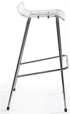 Pub Table Set With 1 Round Cocktail Table, 4 Acrylic Stools - White -UZI Business Furniture Shop tsfurnk7.ra2 preview