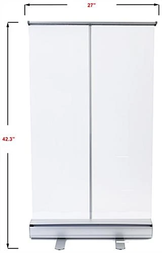 Retractable Sneeze Shield, Countertop Placement - Clear 2 Retractable Sneeze Shield, Countertop Placement - Clear - Image 2