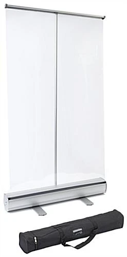 Retractable Sneeze Shield, Countertop Placement - Clear