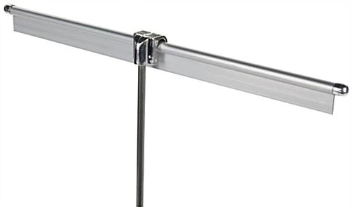 Tabletop Banner Stand For 11 X 16 Graphics, Retractable, Chrome Endcaps - Silver 2 Tabletop Banner Stand For 11 X 16 Graphics, Retractable, Chrome Endcaps - Silver - Image 2