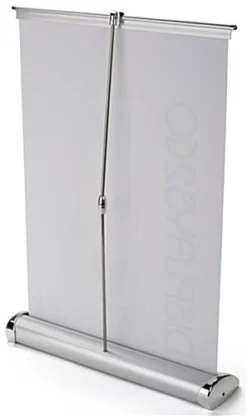 Tabletop Banner Stand For 11 X 16 Graphics, Retractable, Chrome Endcaps - Silver 8 Tabletop Banner Stand For 11 X 16 Graphics, Retractable, Chrome Endcaps - Silver -UZI Business Furniture Shop ttreta3.ra2 preview