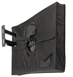 Outdoor TV Cover For 50" - 52" Screens With Water-Resistant Coating - Black