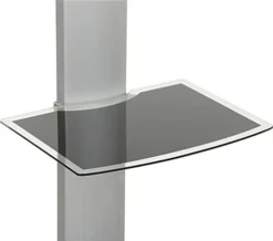 TV Stand With Camera & AV Shelf, Fits Monitors 32”-65”, Height Adjustable -UZI Business Furniture Shop tvjt225tb2.ra3 preview