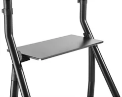 TV Stand W/ Wheels, 60 - 105" Screens, Height Adjustable, AV Shelf - Black -UZI Business Furniture Shop tvlm60105.ra5 preview