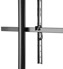 TV Stand W/ Wheels, 60 - 105" Screens, Height Adjustable, AV Shelf - Black -UZI Business Furniture Shop tvlm60105.ra6 preview