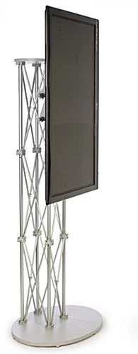 Portable Truss TV Stand Fits Monitors Up To 60", Easy Disassembly, With Case – Silver 3 Portable Truss TV Stand Fits Monitors Up To 60", Easy Disassembly, With Case – Silver - Image 3