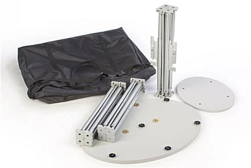 Portable Truss TV Stand Fits Monitors Up To 60", Easy Disassembly, With Case – Silver 5 Portable Truss TV Stand Fits Monitors Up To 60", Easy Disassembly, With Case – Silver - Image 5