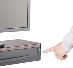 8.4"d UVC Disinfecting Monitor Stand, 3.7" Height - Brown -UZI Business Furniture Shop uvcmonmt.newra4 preview