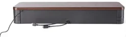 8.4"d UVC Disinfecting Monitor Stand, 3.7" Height - Brown -UZI Business Furniture Shop uvcmonmt.newra5 preview