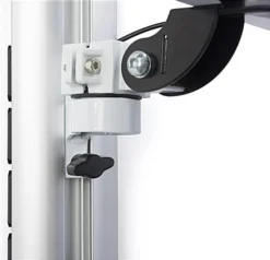 Workstation For Wall, Fits 15”–27” Monitors, Keyboard & Mouse Tray - Silver -UZI Business Furniture Shop vmsswwm27.ra3 preview