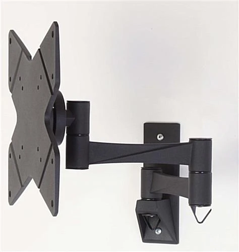 TV Wall Mount With Articulating Arm Fits Monitors 23-42", Built-in Level - Black 1 TV Wall Mount With Articulating Arm Fits Monitors 23-42", Built-in Level - Black