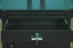 TV Stand With Wheels, Fits Monitors Up To 65", 2 Curved Handles - Black -UZI Business Furniture Shop vtilcdav65.ra5 preview