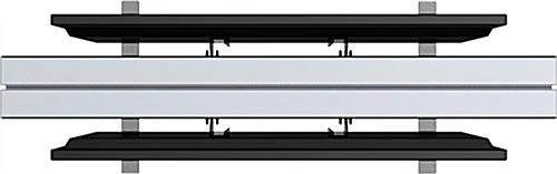 TV Stand With Custom Printed Graphics, Double Sided, 2 Mounts Fit 26 To 40" Monitors 2 TV Stand With Custom Printed Graphics, Double Sided, 2 Mounts Fit 26 To 40" Monitors - Image 2