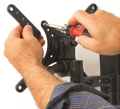 TV Wall Mount With Articulating Arm Fits Monitors 10 To 42-Inch - Black -UZI Business Furniture Shop w1am1032m3.ra4 preview