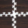 10' X 10' Interlocking Foam Mat – Dark Wood Grain