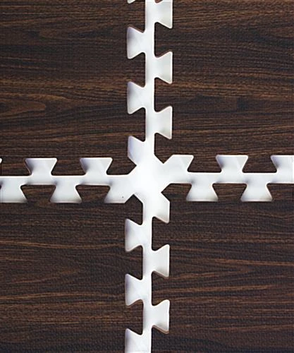 10' X 10' Interlocking Foam Mat – Dark Wood Grain 1 10' X 10' Interlocking Foam Mat – Dark Wood Grain